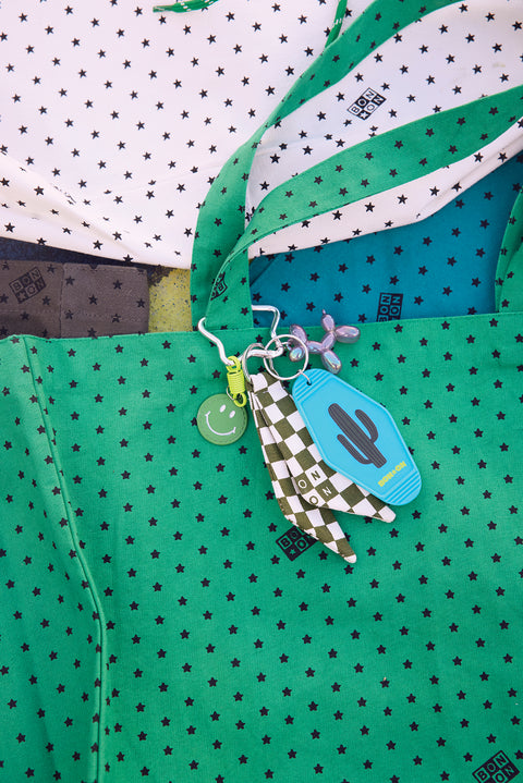 Key ring - Grigri Damier Cactus - Image principale