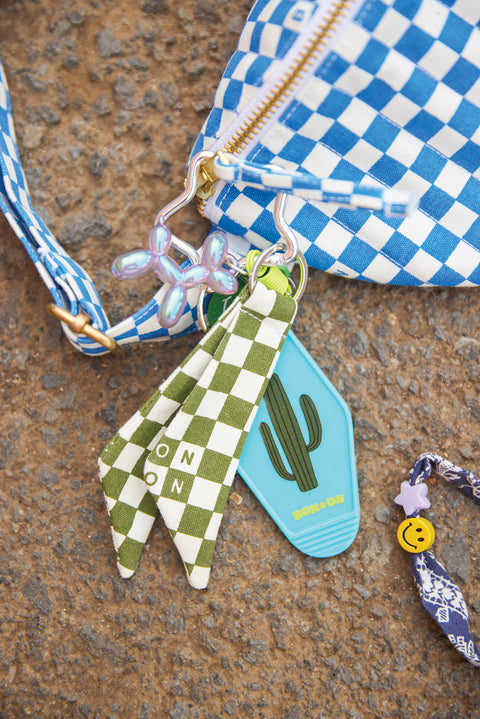 Porte-clés - Grigri Damier Cactus - Image principale