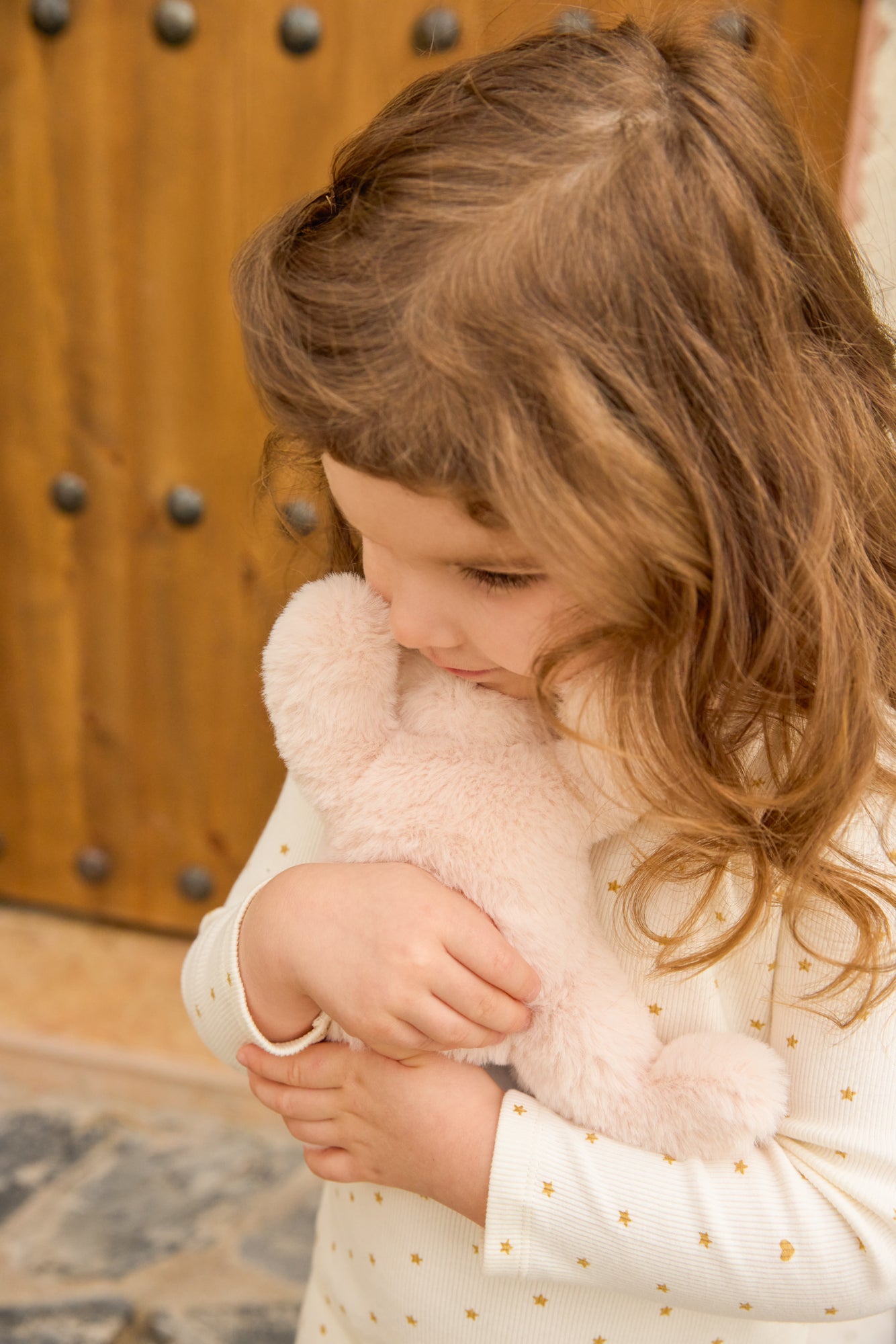 Peluche - Lapin Ninon rose clair