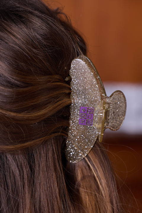 Pince - Marron Paillettes Grand Modèle - Image principale