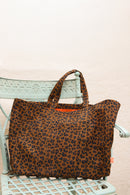Medium shopping bag - Print Bonton leopard