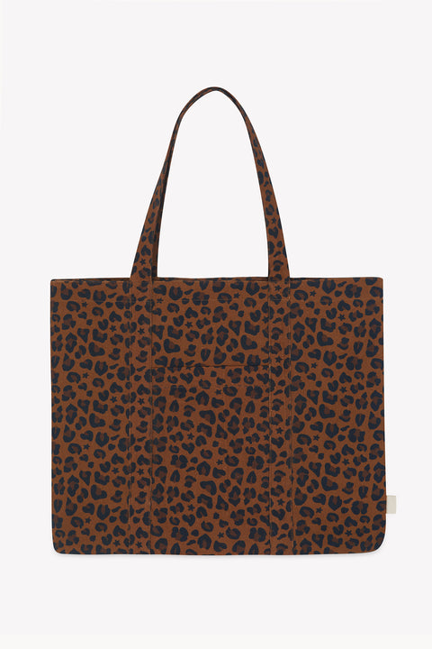 Medium Tote bag - Print Bonton leopard - Image principale