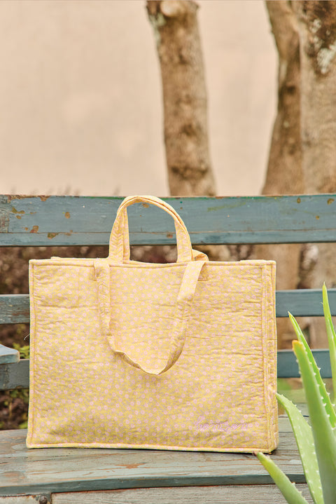 Tote bag - Mia Foulfleur Yellow - Image principale