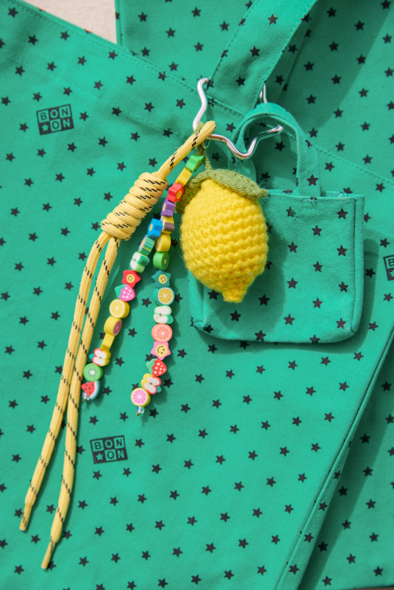 Key ring - Grigri Tote bag Lemon