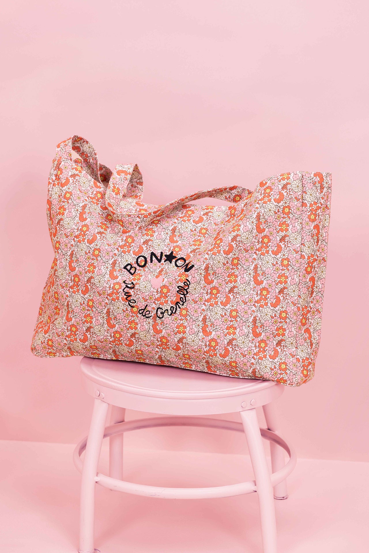 Cabas - Beth Fleur Vintage Rose