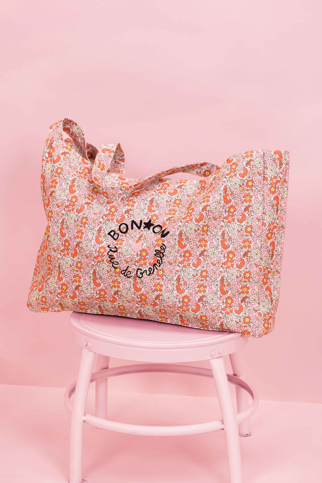 Cabas - Beth Fleur Vintage Rose - Image principale