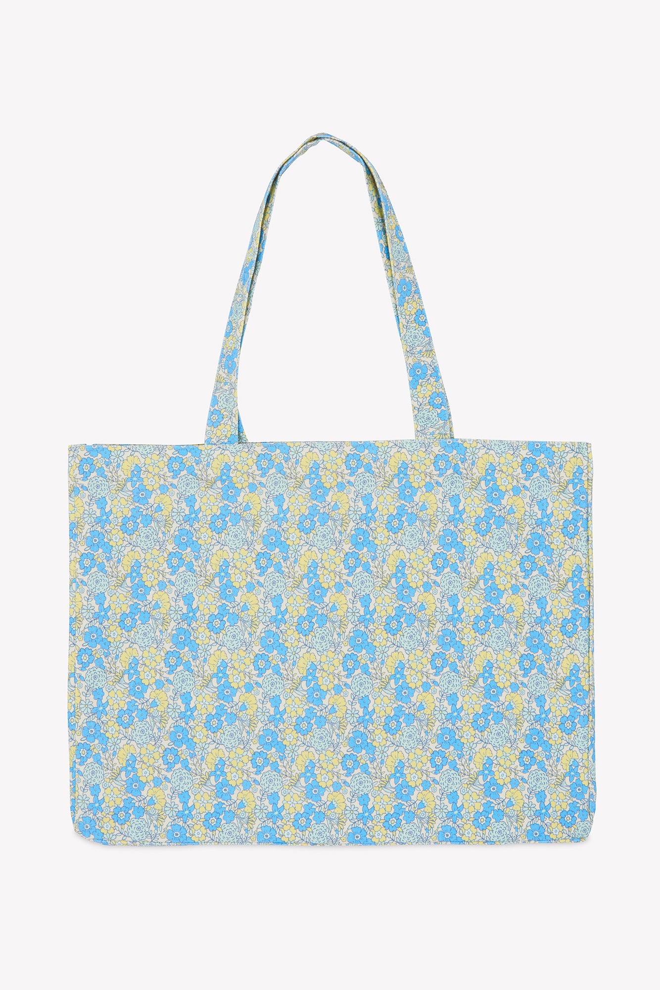 Cabas - Beth Fleur Vintage Bleu