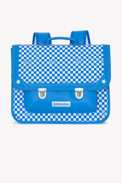 Cartable - Bleu Damier - Image principale