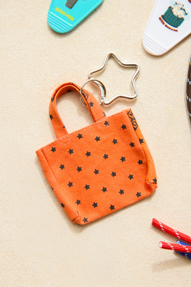 Porte-clés - Cabas Orange Vif - Image principale