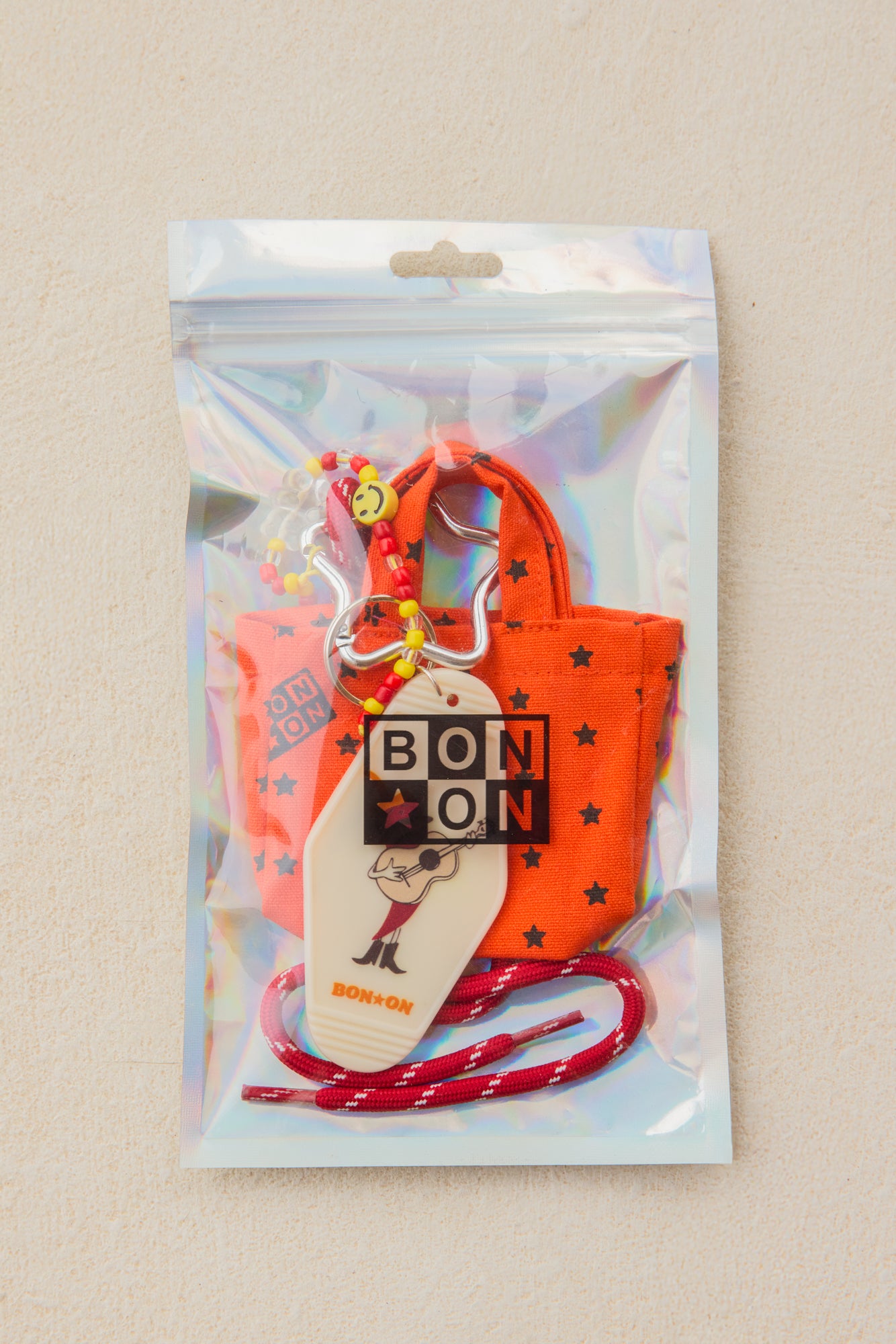 Porte-clés - Grigri Cabas Orange Vif