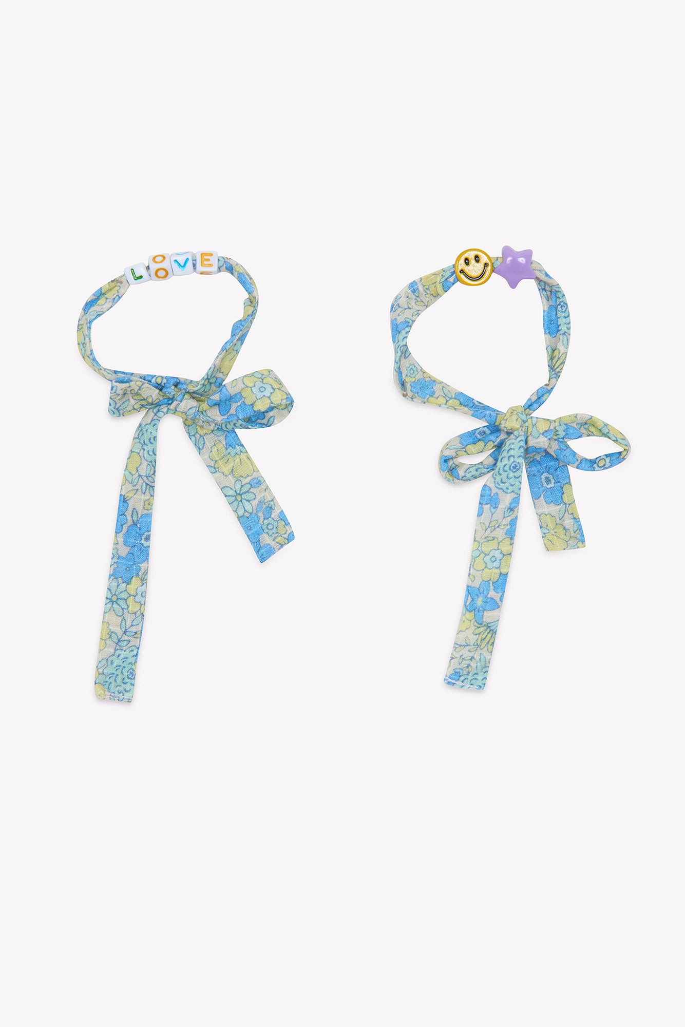 Lot of bracelets - Vintage Flowers Blue