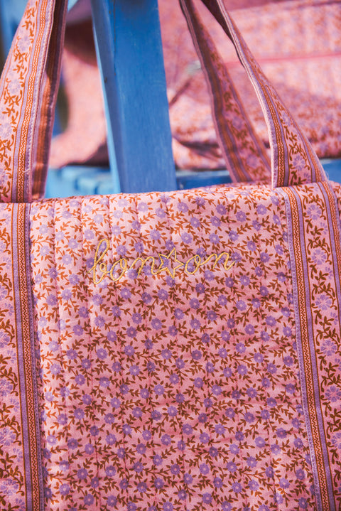Sac à langer - Foulfleurs Violet - Image principale