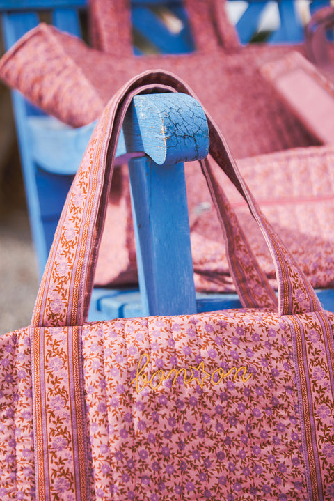 Sac à langer - Foulfleurs Violet - Image principale