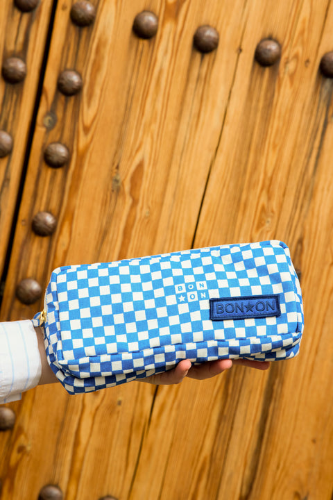 Trousse - Damier Bleu - Image principale