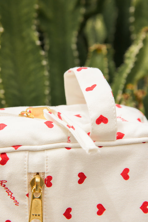 Trousse de toilette - Cœurs rouges - Image principale