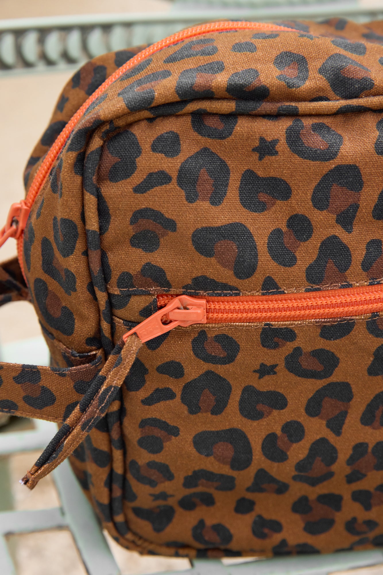 Toiletry bag - Print Bonton leopard