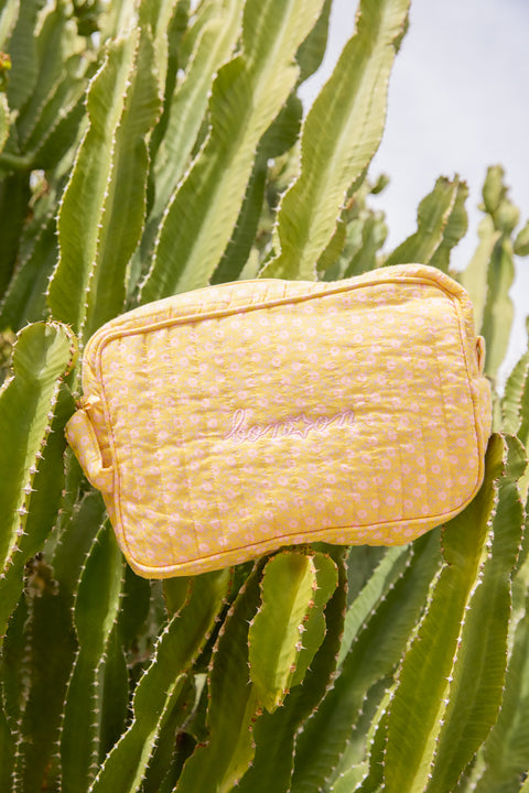 Trousse de toilette - Foulfleur Jaune - Image principale