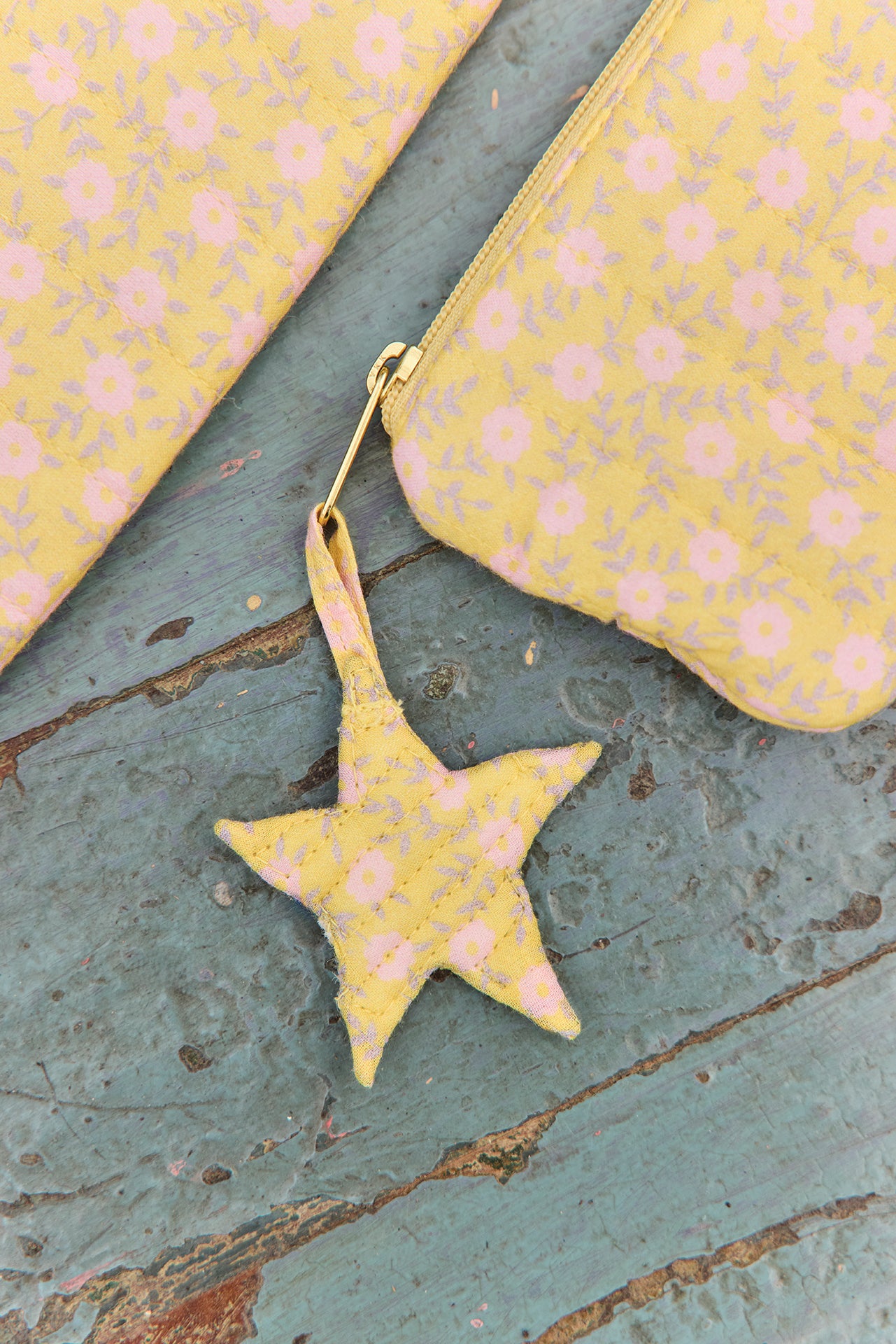 Mini pochette - Ivy Foulfleurs Jaune