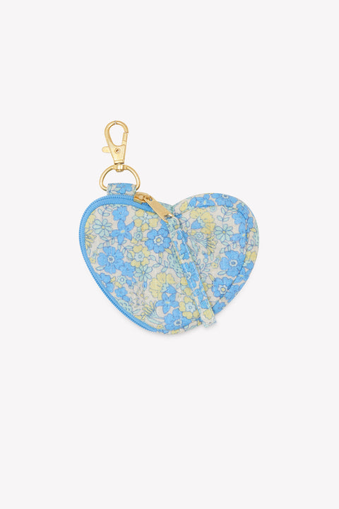 Porte-clé - Fleur Vintage Bleu - Image principale