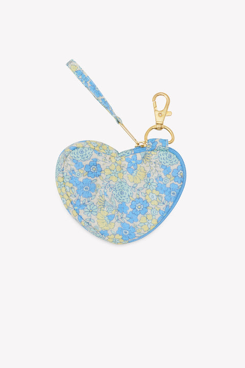 Porte-clé - Fleur Vintage Bleu - Image principale