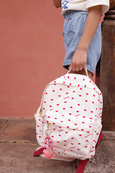 Backpack - Red hearts - Image principale