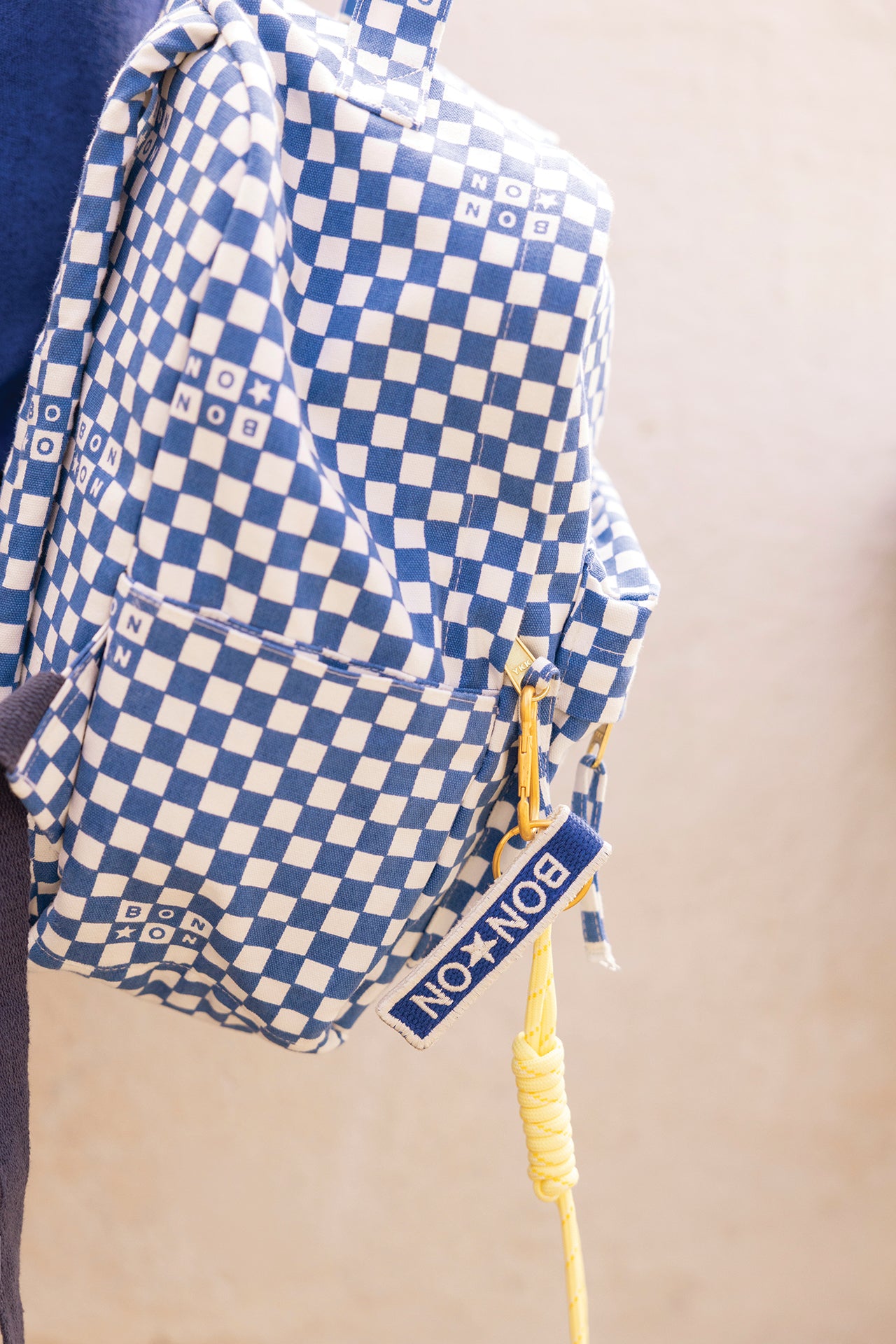 Sac à dos - Damier Bleu