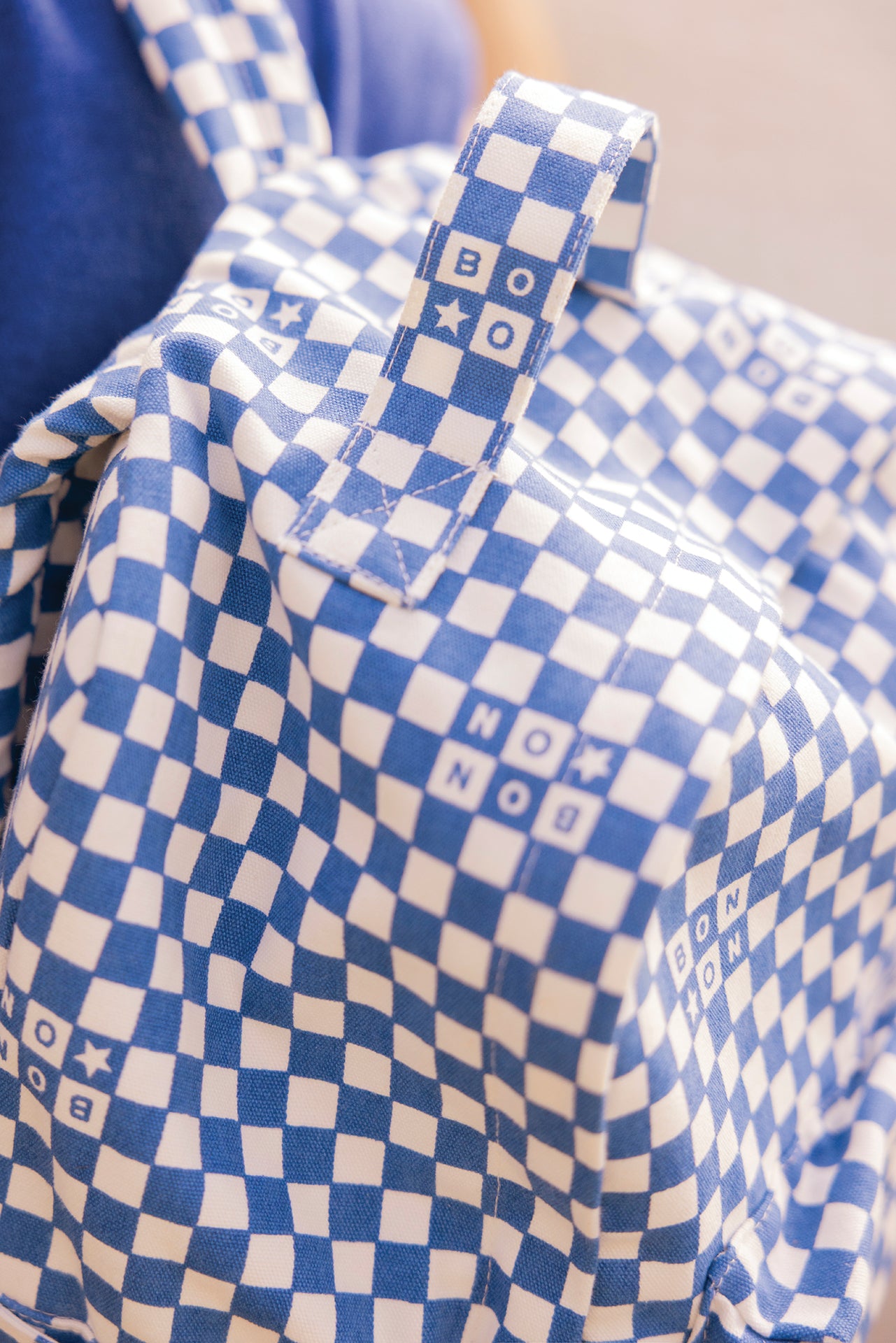 Sac à dos - Damier Bleu