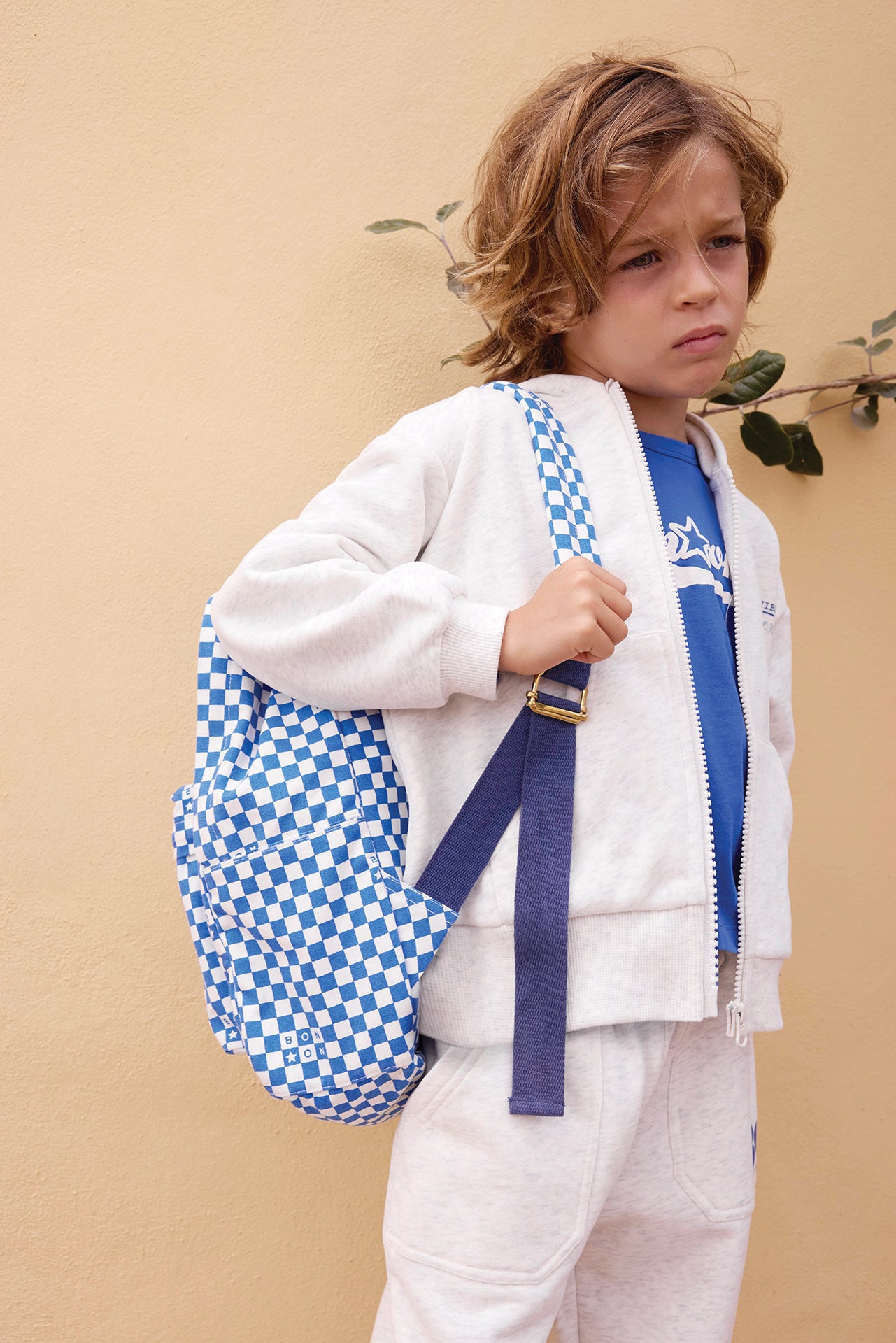 Backpack - Checkerboard Blue