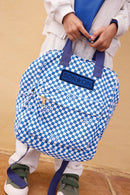 Backpack - Checkerboard Blue