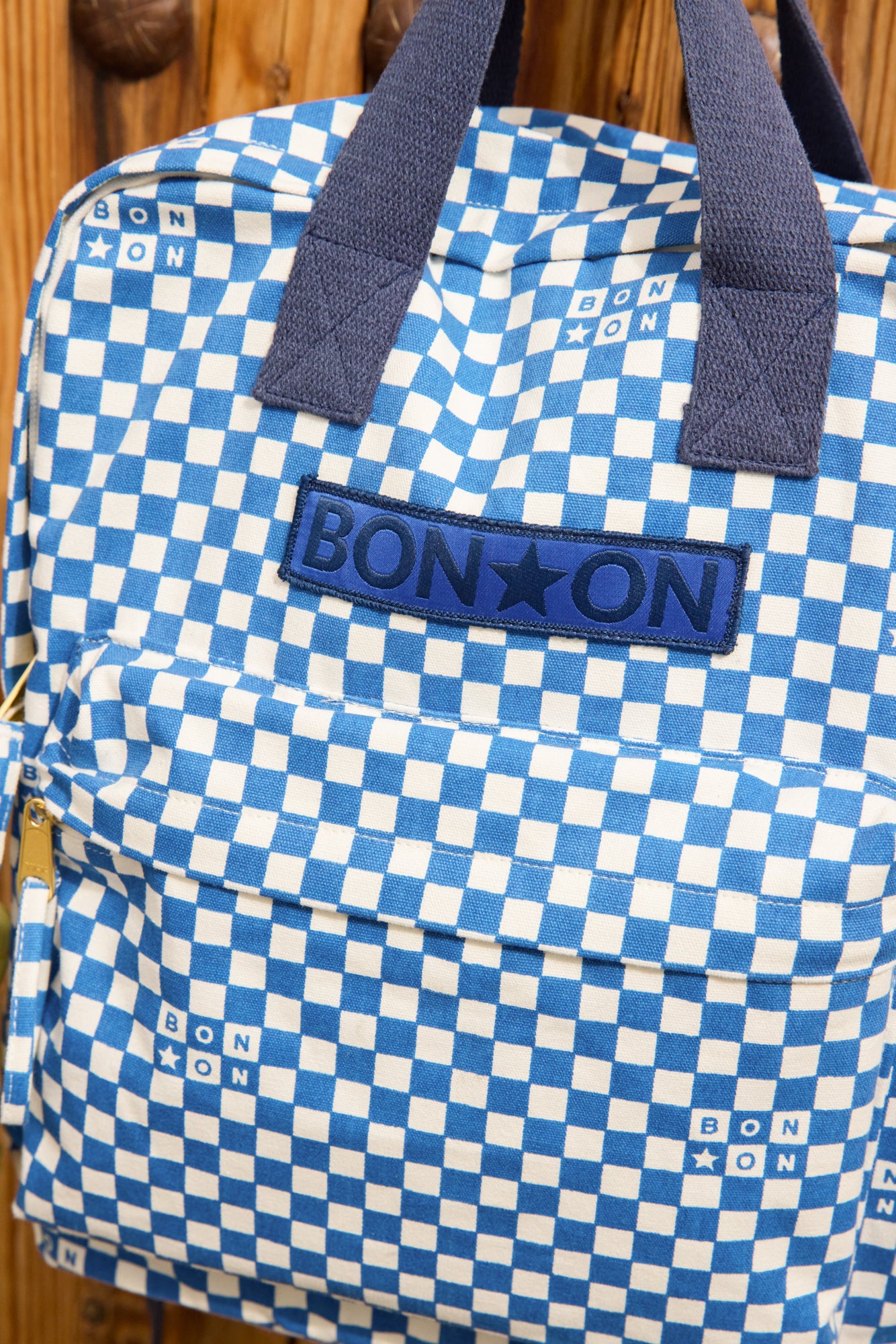 Backpack - Checkerboard Blue