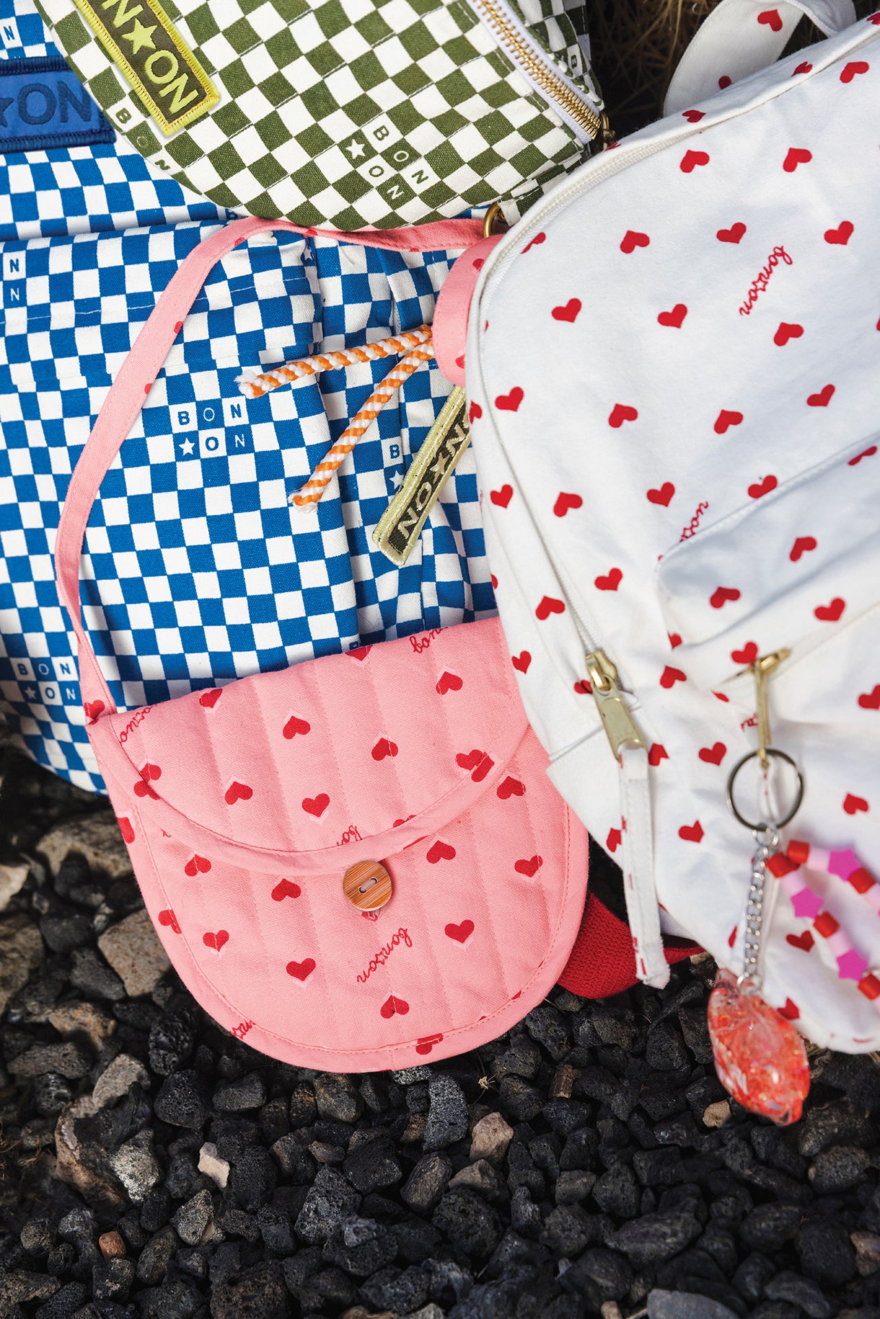 Shoulder bag - Léonie Cœurs Blossom