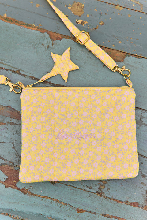 Pochette à bandoulière - Telma Foulfleur Jaune - Image principale