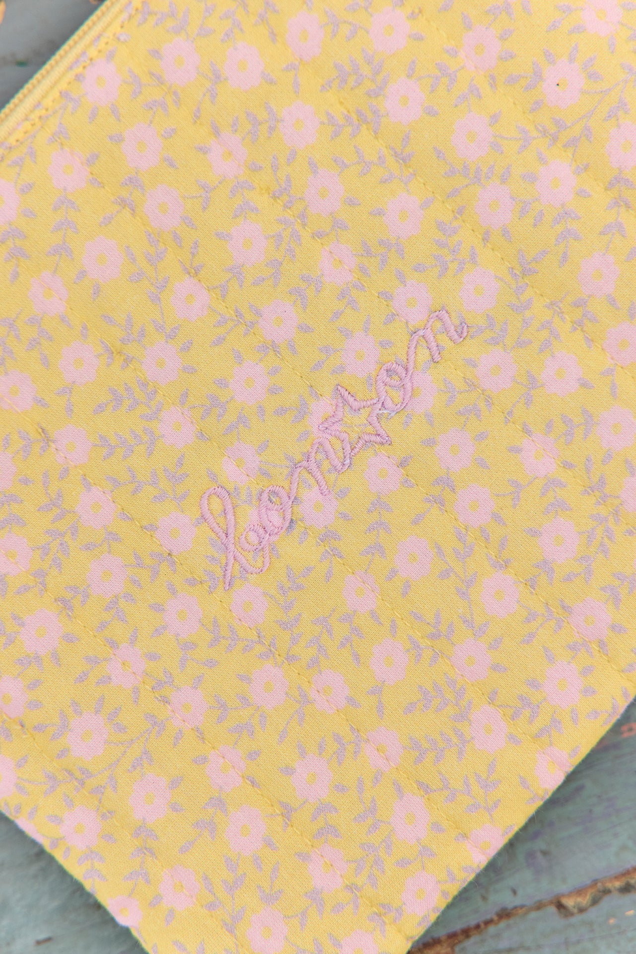 Pochette - Telma Foulfleurs Jaune