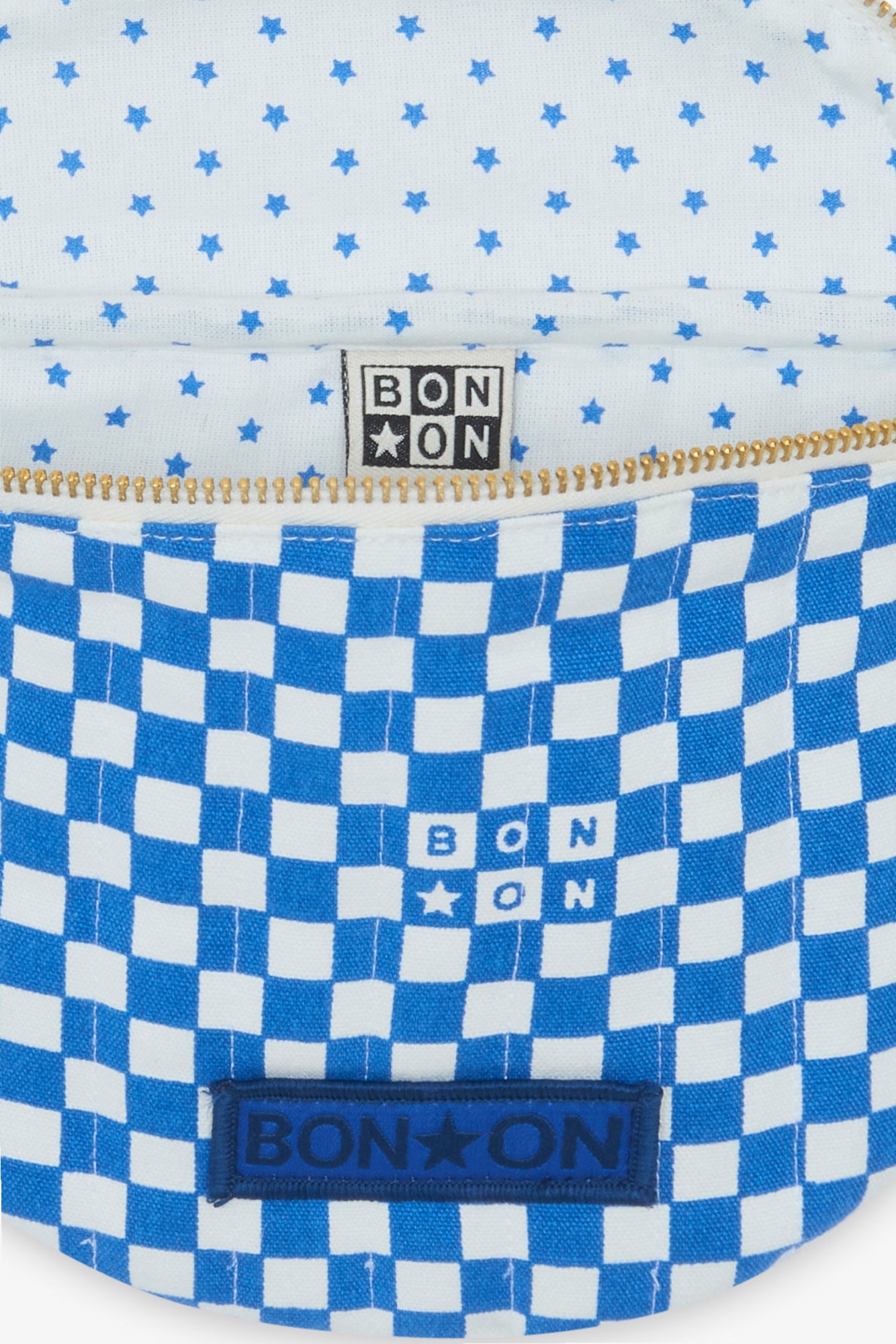 Banane - Damier bleu