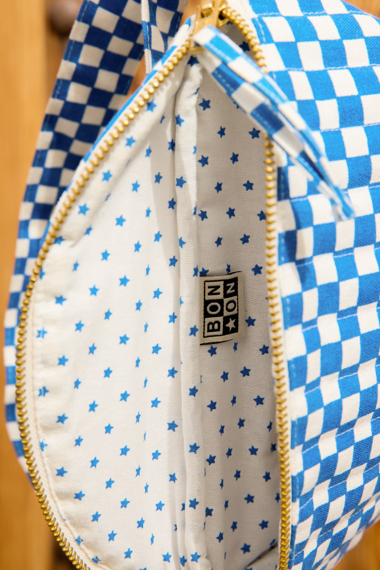 Banane - Damier bleu