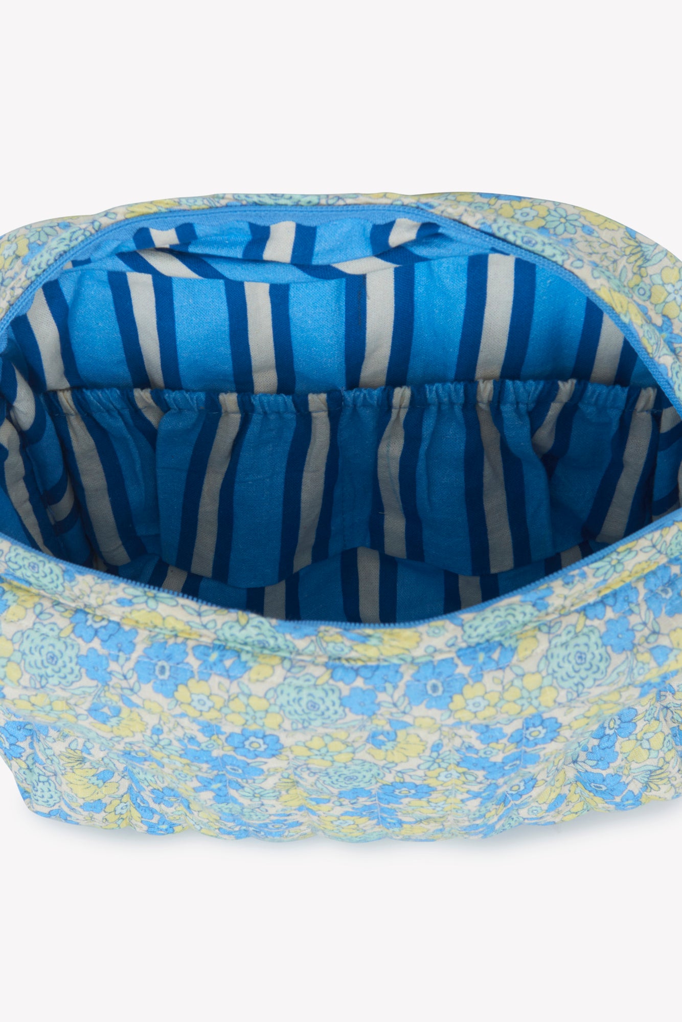 Trousse de toilette - Fleur Vintage Bleu