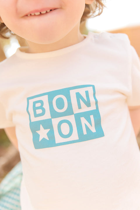 T-shirt - Tuba  blanc hamac logo Bonton - Image principale