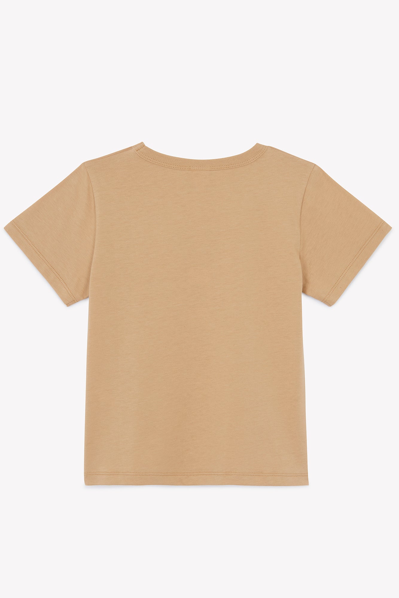 T-shirt - Tubo beige illustration "Pizza del croco"