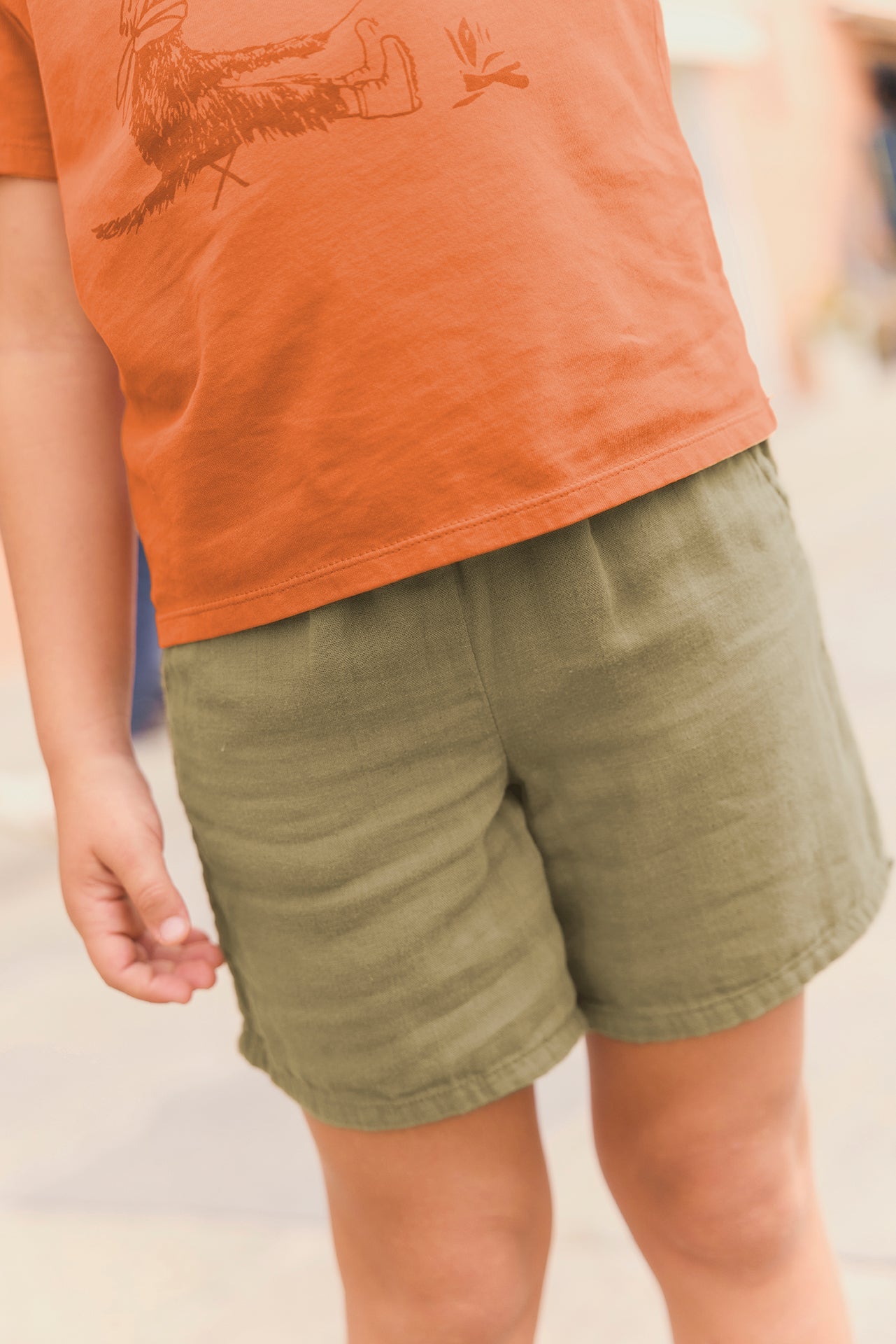 Short - Lindian khaki kayak
