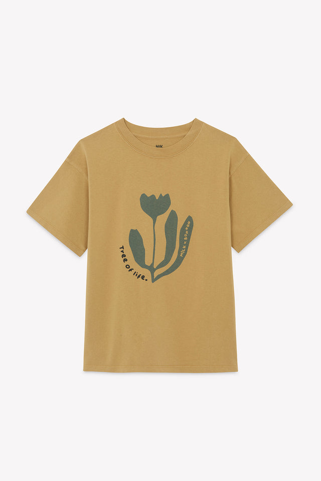 T-shirt - Capucine woman chataigner bonton x milk - Image alternative