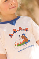 T-shirt - Lodesie Écru Bonton Illustration dog