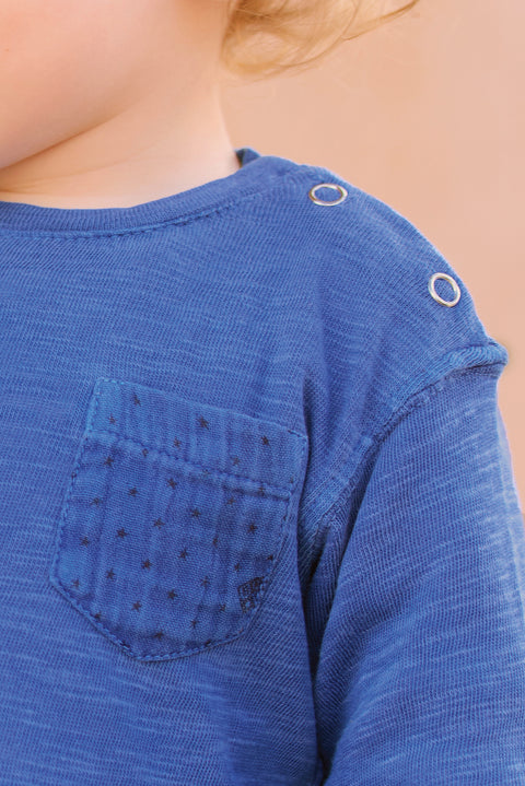 T-shirt - Lexie  bleu méditérranée - Image principale