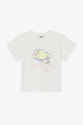 T-shirt - Tubo écru bonton illustration "Lemonday"