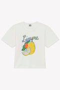 T-shirt - Livo écru Bonton illustration "Limone"