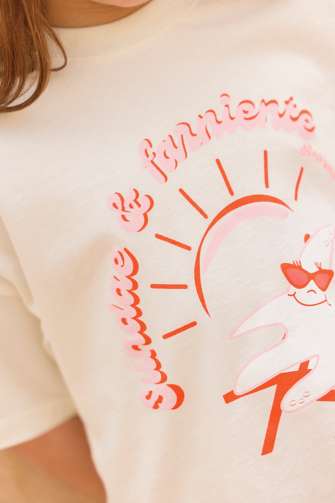 T-shirt - Livo Écru Bonton Illustration "Starfish"
