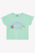 T-shirt - Lolita menthe à l'eau illustration "Mermaid"