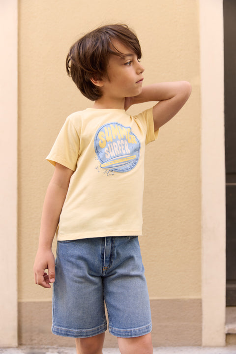 T-shirt - Tubo limonade imprimé "Summer Surfer" - Image principale