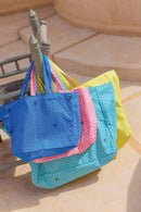 Moyen cabas - Beth bleu vif