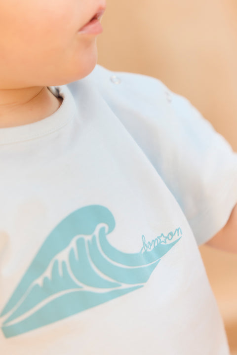 T-shirt - Livio  wave bleu dodo - Image principale