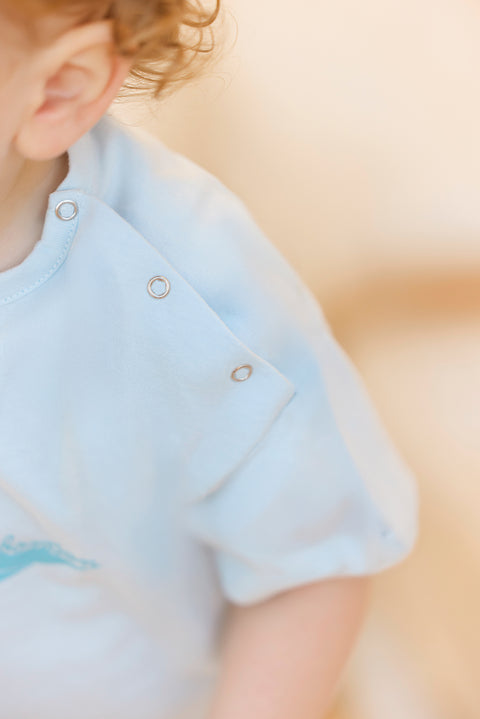 T-shirt - Livio  wave bleu dodo - Image principale